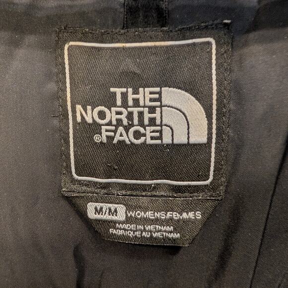 The North Face 550 Down Quilted Coat Black Winter Snow Ski Warm Layer - Size M - Picture 10 of 11